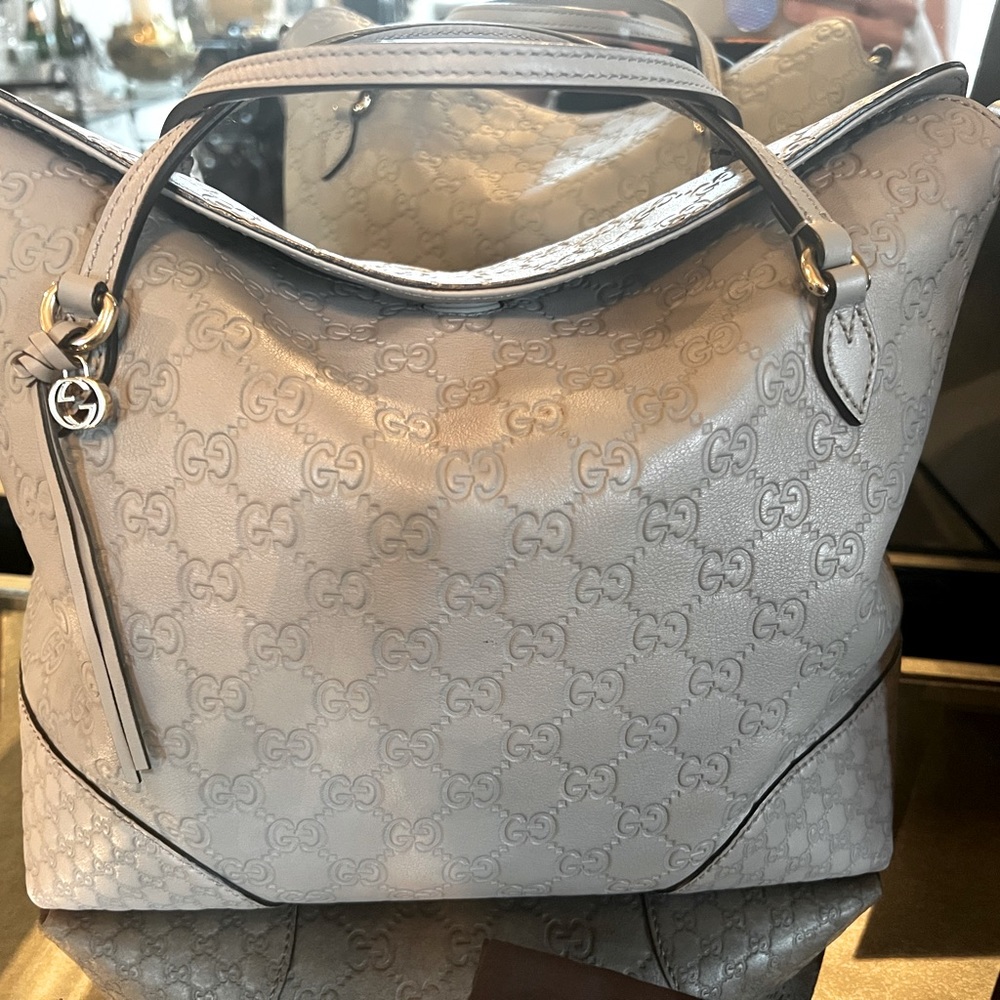 Gucci leather Bree Tote